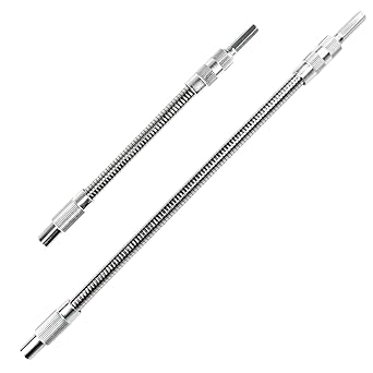 2 PC Flexible Drill Bit Extension - 1/4