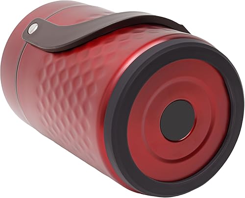 Miniatura 9 de Contenedores de almuerzo aislados, 67 onzas, 3 niveles, de acero inoxidable, térmica, alimentos sellados con asa, calentador de alimentos portátil