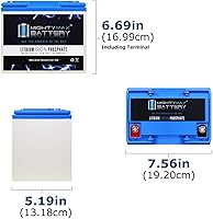 Vista 2 de Mighty Max Battery Batería de repuesto de litio 12V 35AH U1 para Casil CA12330 NB