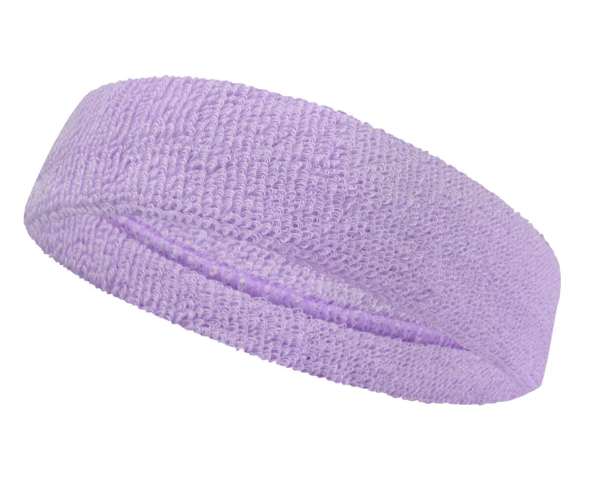 COUVER Sweatbands Sports Headband Moisture Wicking Athletic Cotton Terry Cloth Sweatband for Tennis, Basketball, Running, Gym, Working Out for Men &