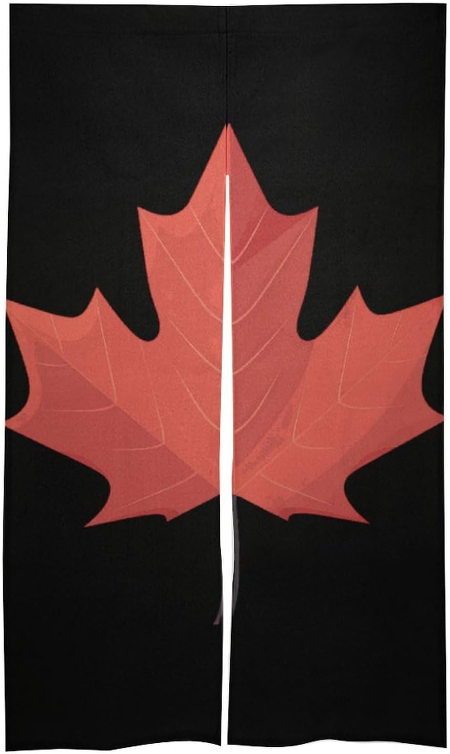 Canadian Maple Leaf Door Curtain Blackout Door Cover Curtains Door Screen for Home Accessories