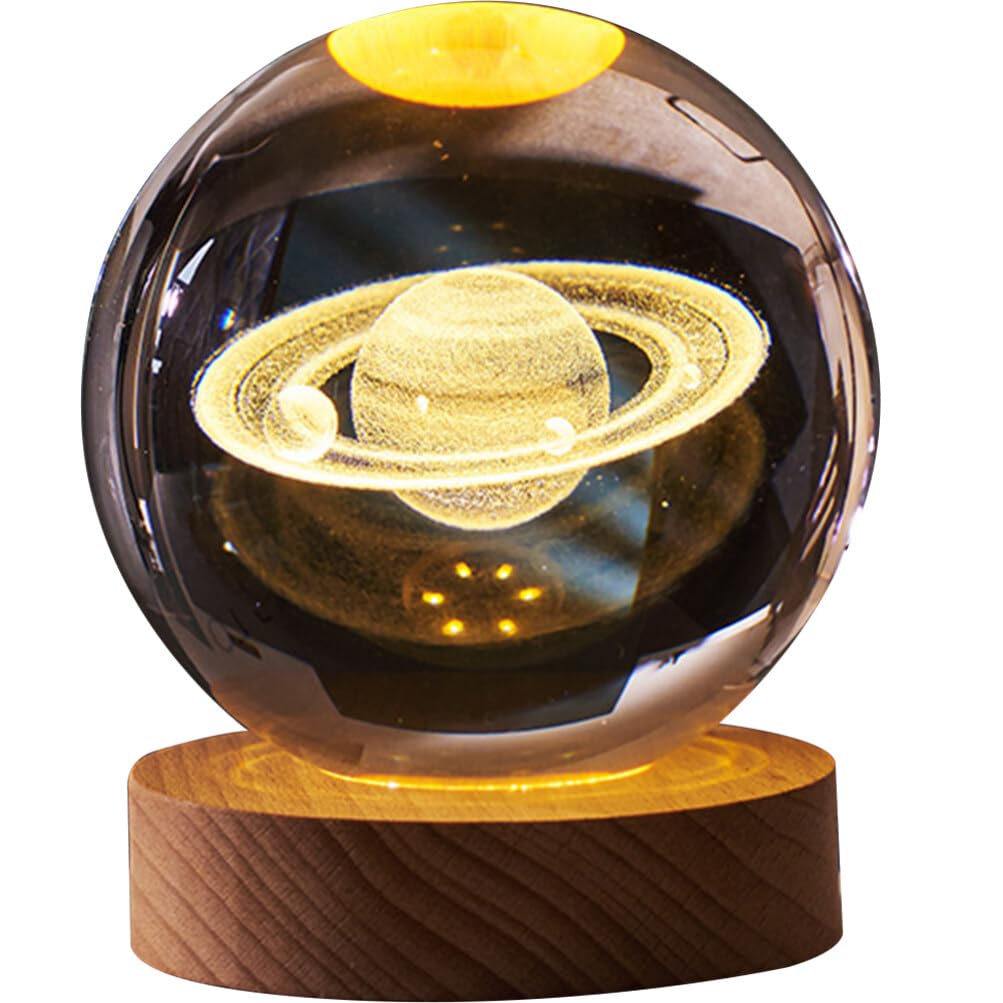 Amazon.co.jp: ledmomo ボール 星 宇宙 USB 土星ライトライト 誕生日