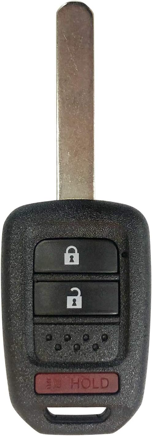 Fits 2015 2016 2017 Honda Fit Car Key Fob Keyless Entry Remote FCC ID: MLBHLIK6-1T,by AUTOKEYMAX (Pair)