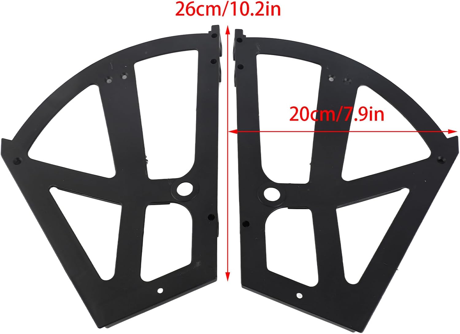Horoper 4Pcs Shoe Drawer Hinge Home Furniture Hinge Plate Frame Turning Rack Accessory Household Shoe for Bedroom Living Room