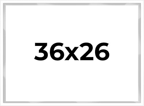 Vista 90 de Caja de sombra de 20 x 8 pulgadas, marco contemporáneo blanco – Tamaño interior 20 x 8 x 1 pulgada de profundidad – Este marco blanco está hecho