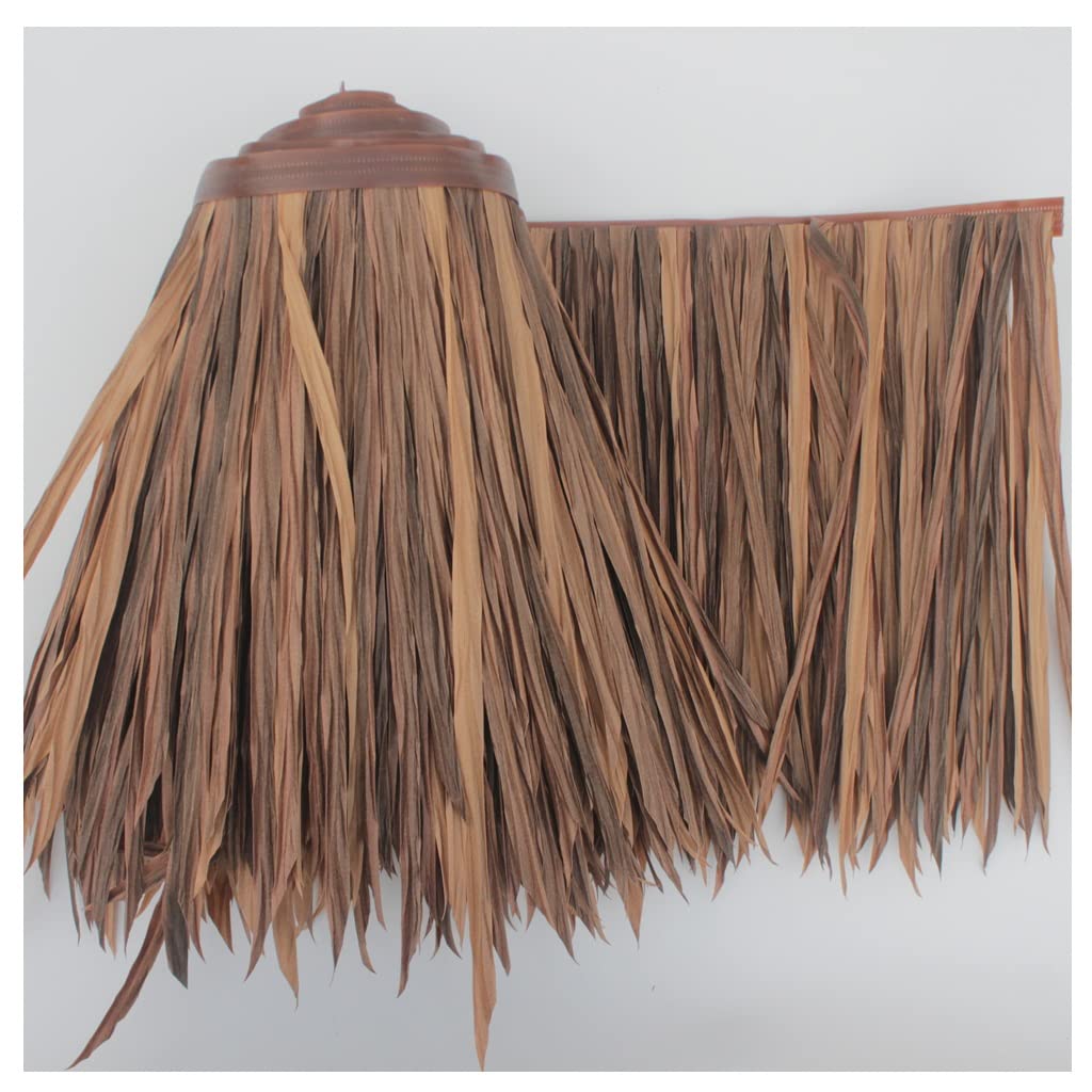 Fausse paille de chaume en rouleau pour rénover facilement un toit de parasol abîmé sans entretien