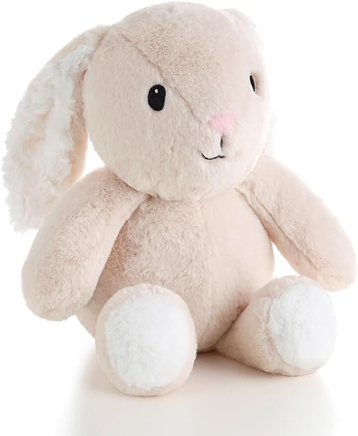 The Peanutshell Plush Bunny Stuffed Animal - 10 inch - Baby Safe - Machine Washable - Soft Bunny Rabbit Baby Toys, Newborn Infant Toddler, Plushies for Boys Girls, Stuffies, Nursery Decor