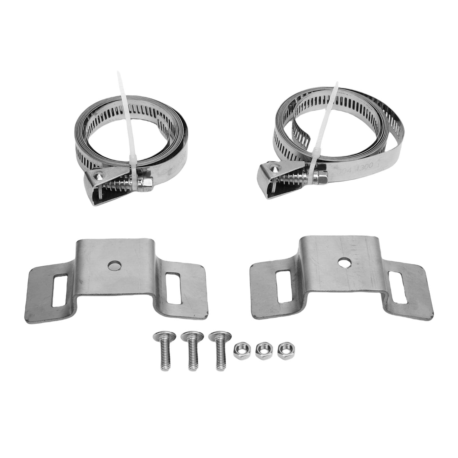 Adjustable Pole Clamps for Street Signs Heavy Duty Metal Mounting Brackets for Water Heater Expansion Tank