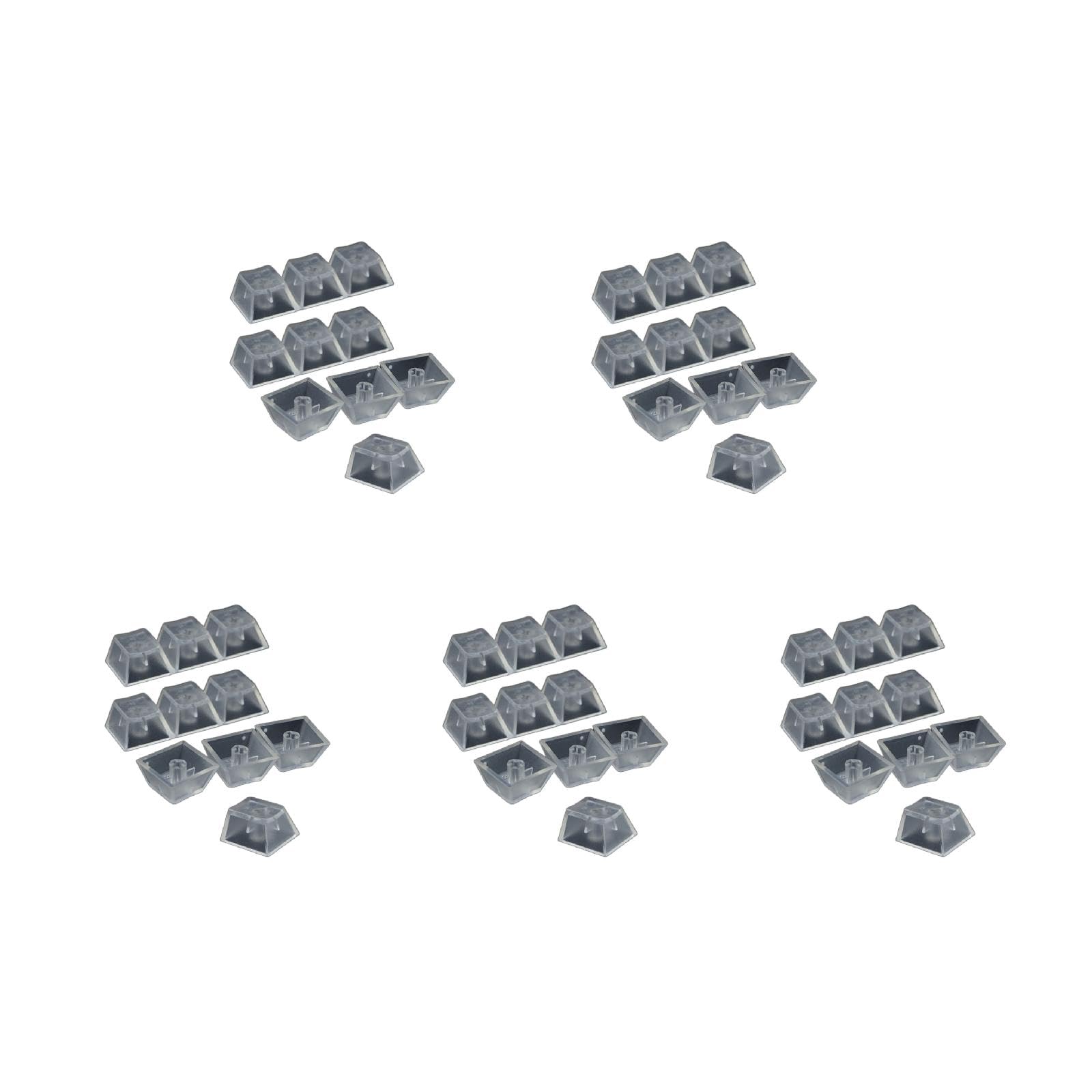 10 Pcs Transparent ABS Keycaps Mechanical Keyboard Keycaps Matte Backlit Keycaps For Cherry Switch Mechanical Keyboard Cherry Keycaps 60%