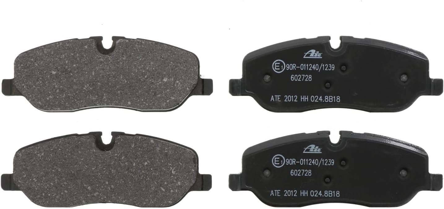 ATE Original Semi-Metallic Front Disc Brake Pad Set 602728 for Land Rover
