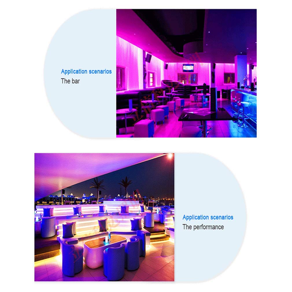 Striscia LED 5M, WiFi Luci LED Colorate Smart Phone Strisce LED Compatibile RGB SMD 5050 Musica SYNC LED Strip Controllo App E 24 Tasti Telecomando RF per Casa Cucina Festa TV Decorazione,15M