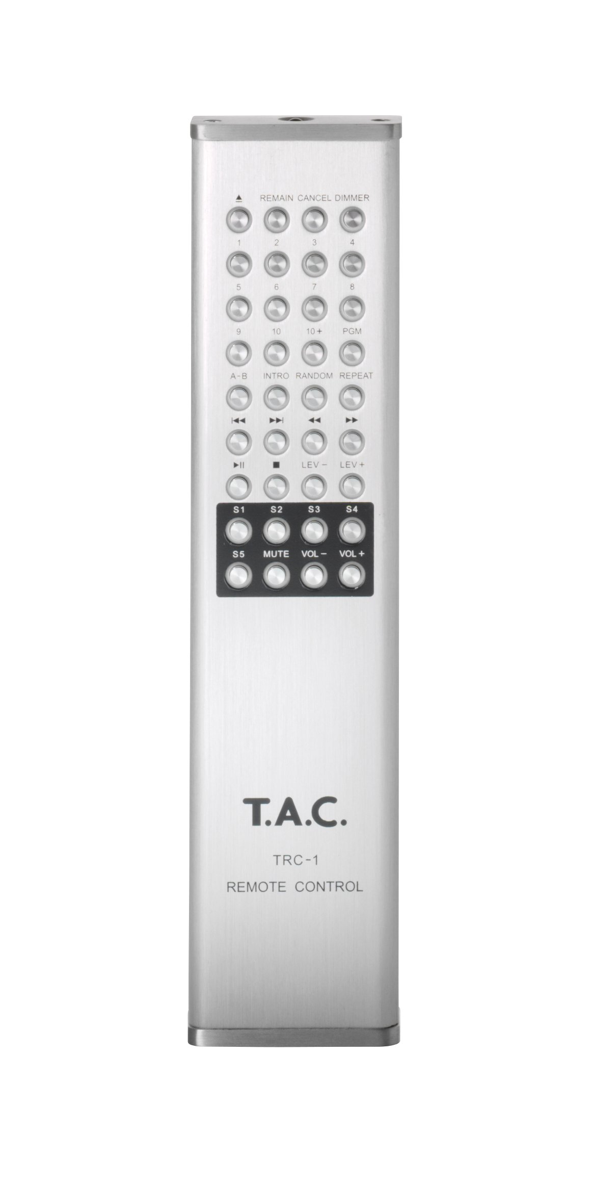 T.A.C. C-35 Röhren CD-Player, Wiedergabe von Audio-CD/HD-CD, integrierter Burr Brown D/A-Wandler, Aluminium-Gehäuse, Fernbedienung, Silber