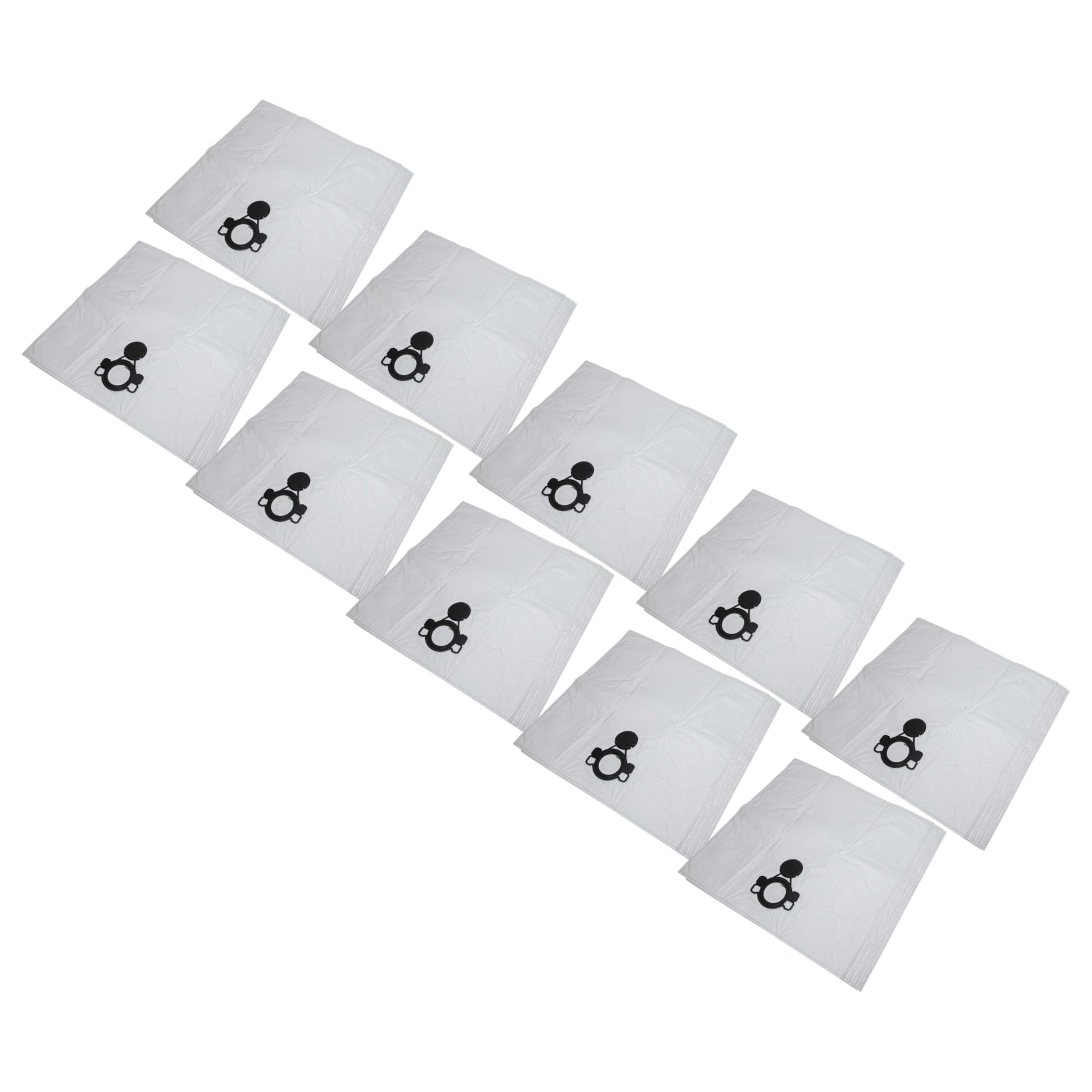 vhbw 50 x worek do odkurzacza kompatybilny z odkurzaczem Nilfisk Attix 50-01 PC, 5, 40-21 PC Inox, 40/50, 40-01 PC INOX EU – 36 cm x 26 cm, biały