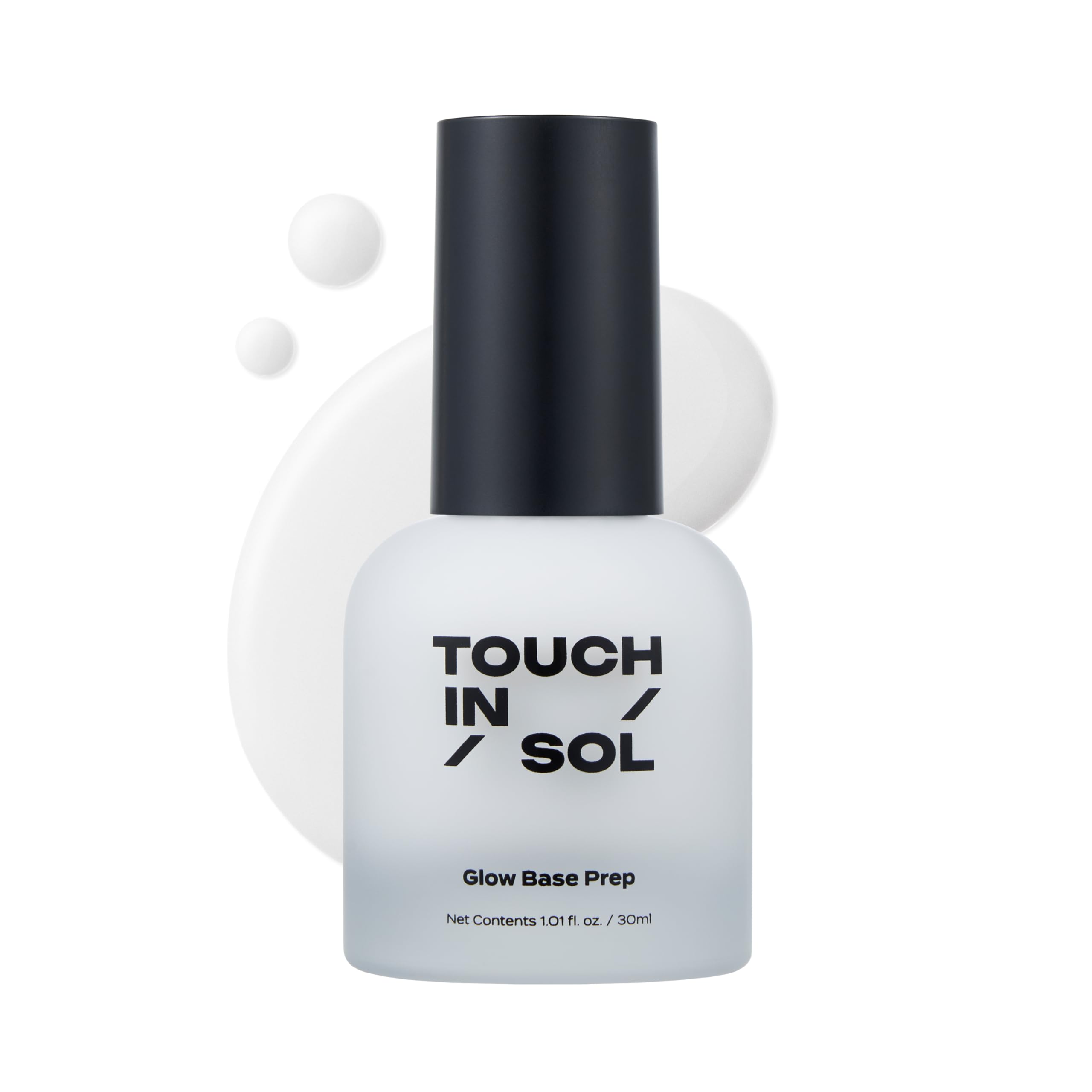 TOUCH IN SOL Glow Base Prep – Glow Primer for Radiant Makeup Base, Hydrating Face Prep with Ceramides, Hyaluronic Acid & Peptides, Lightweight Non-Sticky Finish (1.01 fl oz)