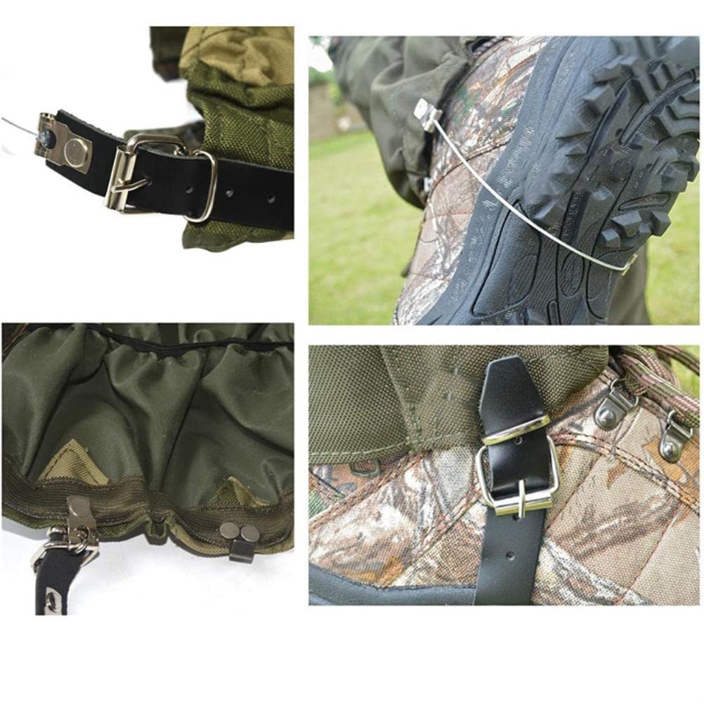 Polainas de serpiente, protección contra mordeduras de serpiente para piernas inferiores, senderismo al aire libre, caza, de nieve, botas impermeables para polainas para hombres y mujeres,