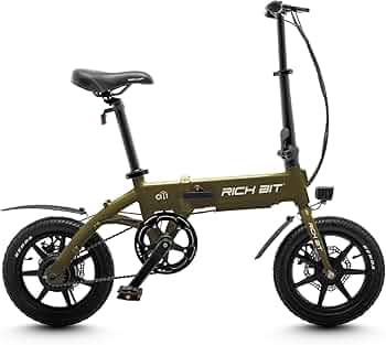 【沖縄本島限定】RICH BIT 折りたたみ電動アシスト自転車 ブラック 沖縄本島限定】RICH BIT 折りたたみ電動アシスト自転車 ブラック