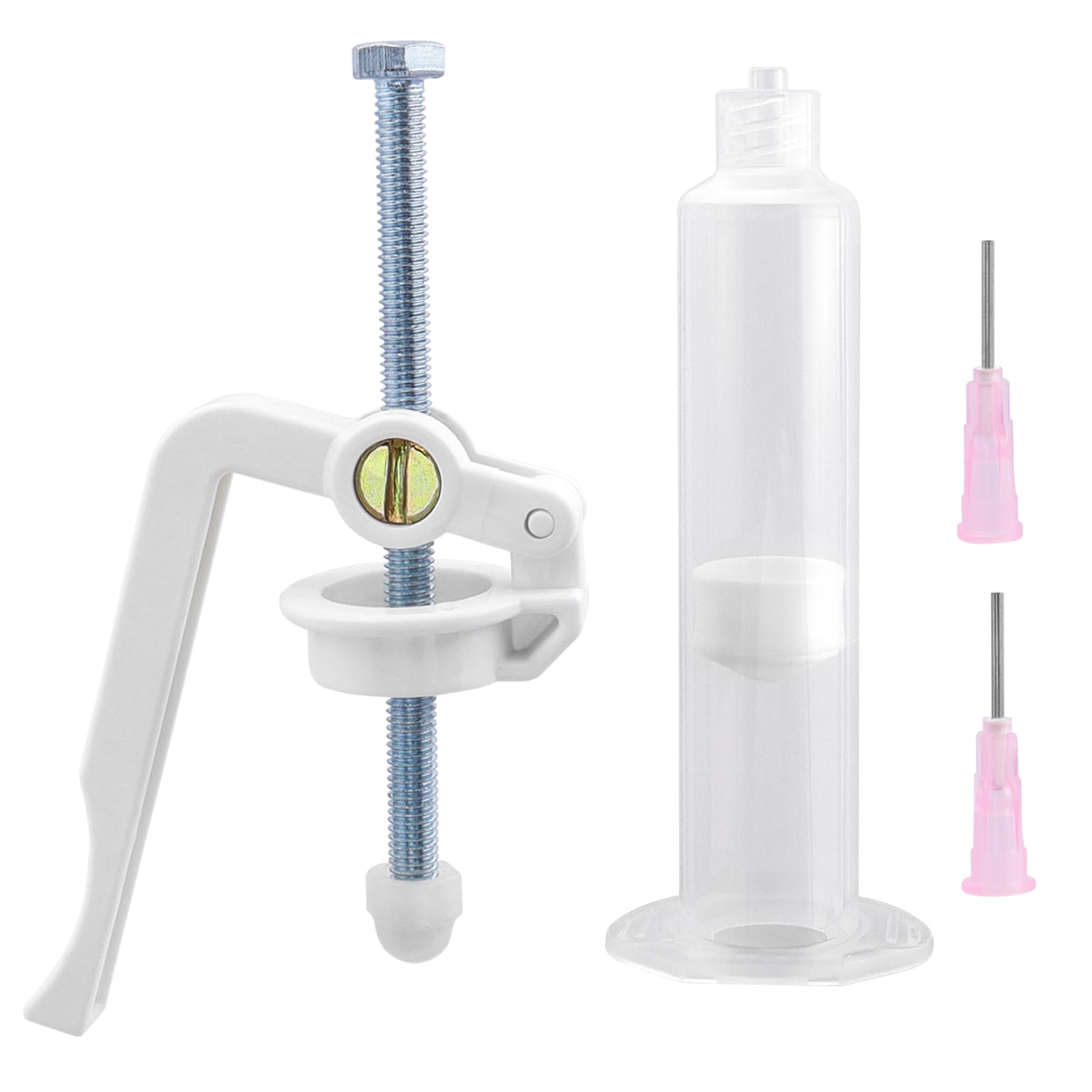 Bestgle Syringe Soldering Paste Flux Soldering Smooth & Even Soldering Points No-Clean Solder Paste Flux with 2 Syringe Needles Pastes SMD Electronic Solder Flux Solder Paste for PCB SMD BGA SMT