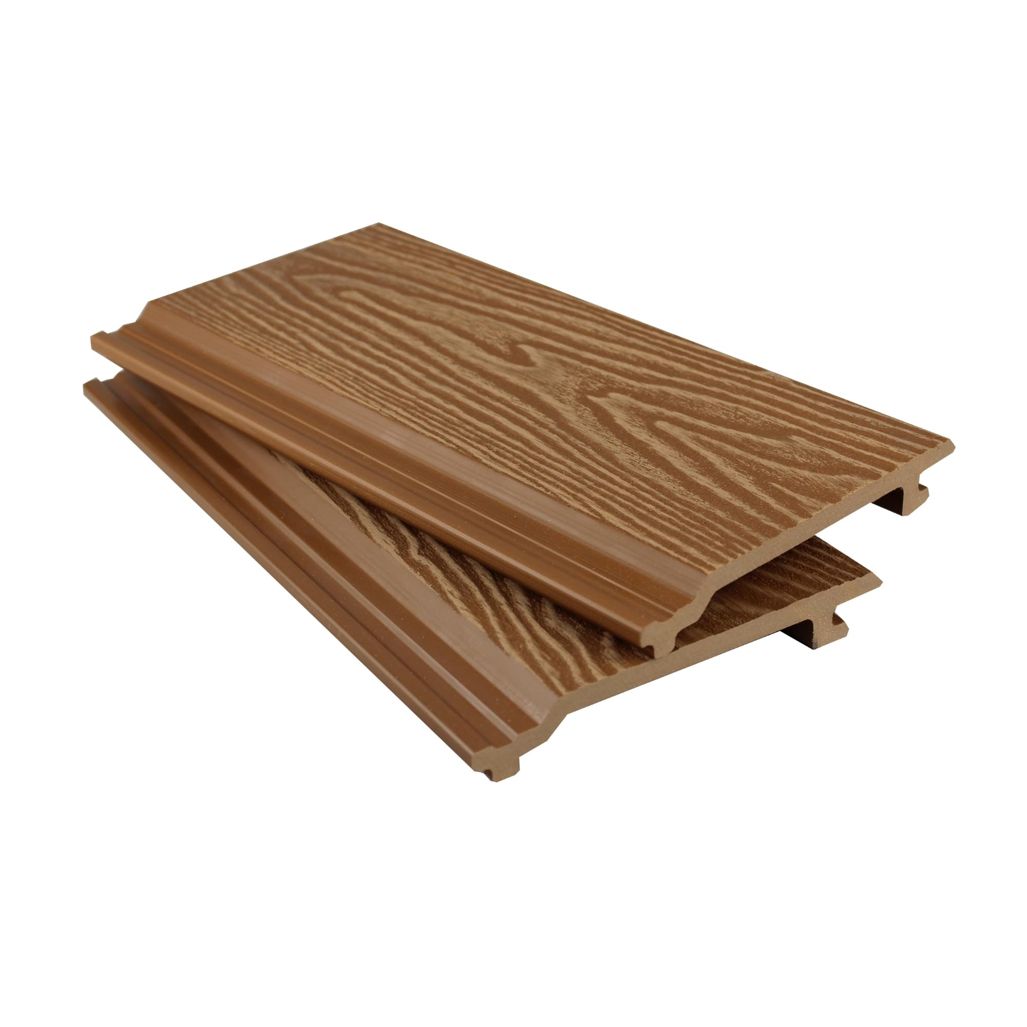 Tuda Grass Direct Composite Woodgrain Cladding Board - TEAK - 3.6metres x 157mm x 21mm