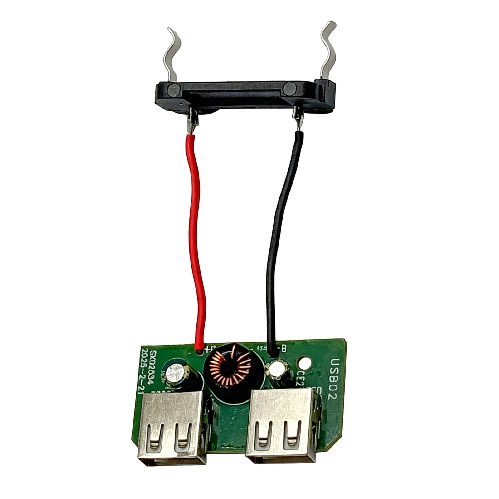 Friendly USB Charging Module 16.8V Battery to 5V USB Adapter for Charging Two Devices Simultaneously Battery Adapter