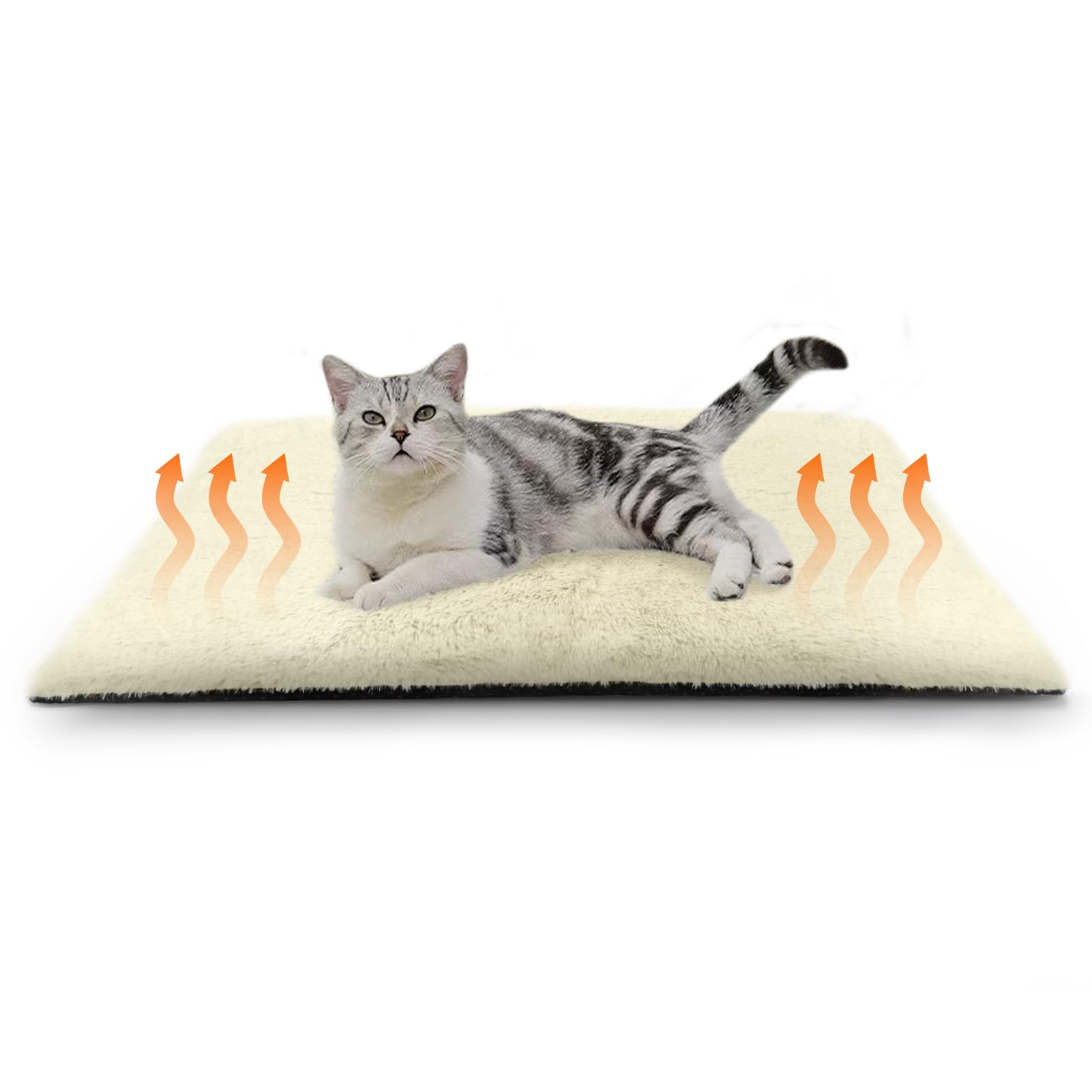 XIAPIA Cuccia per Gatti Coperta Autoriscaldante per Gatti e Cani, Coperta Addensato per Animali Domestici, Tappeto Termico per Gatto Senza Elettricità, Cuscino Autoriscaldante per Cane, Lavabile