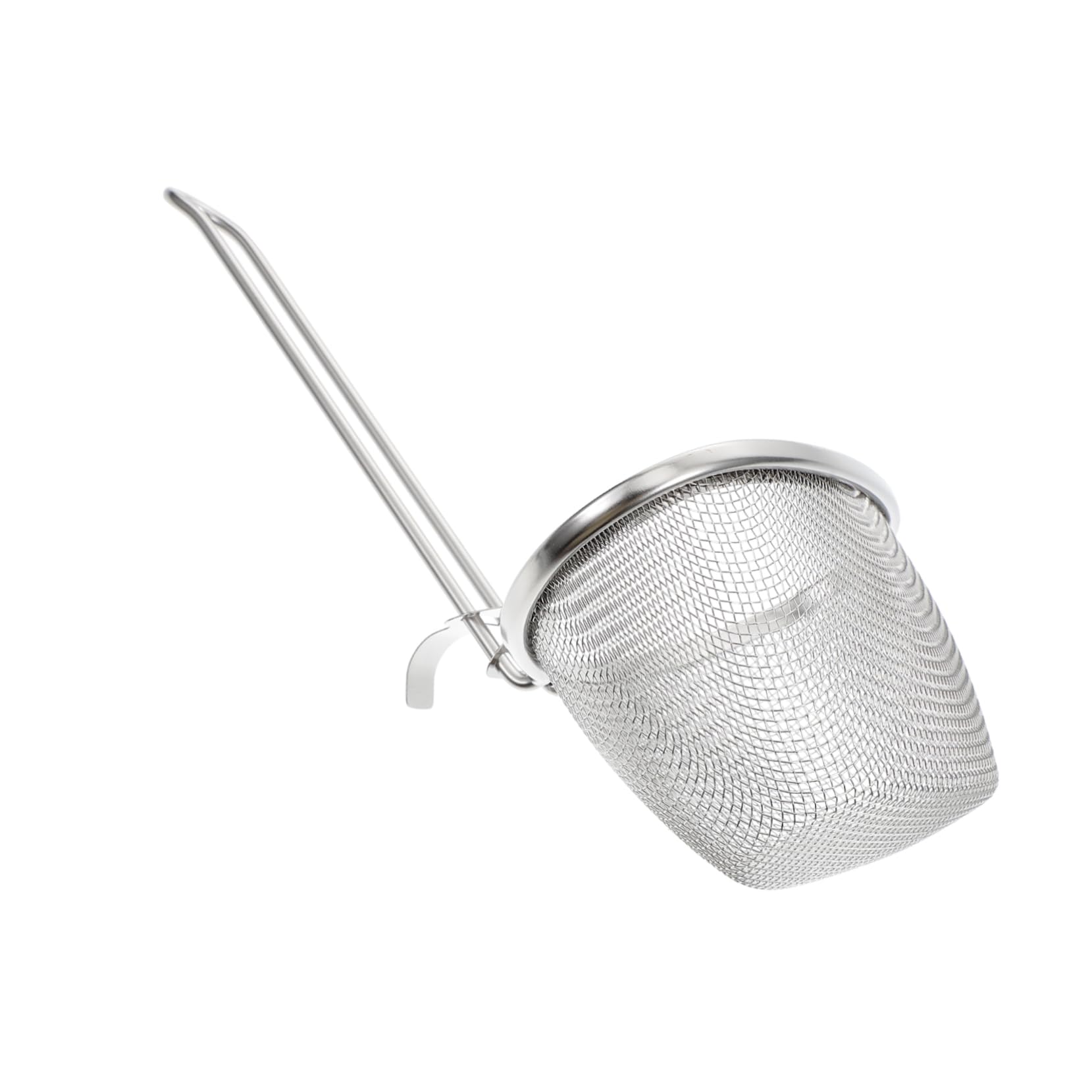 Luxshiny Stainless Steel Fine Mesh Skimmer Strainer with Comfortable Handle Premium Hot Pot Colander for Noodles Pasta and Cooking Kitchen Tool