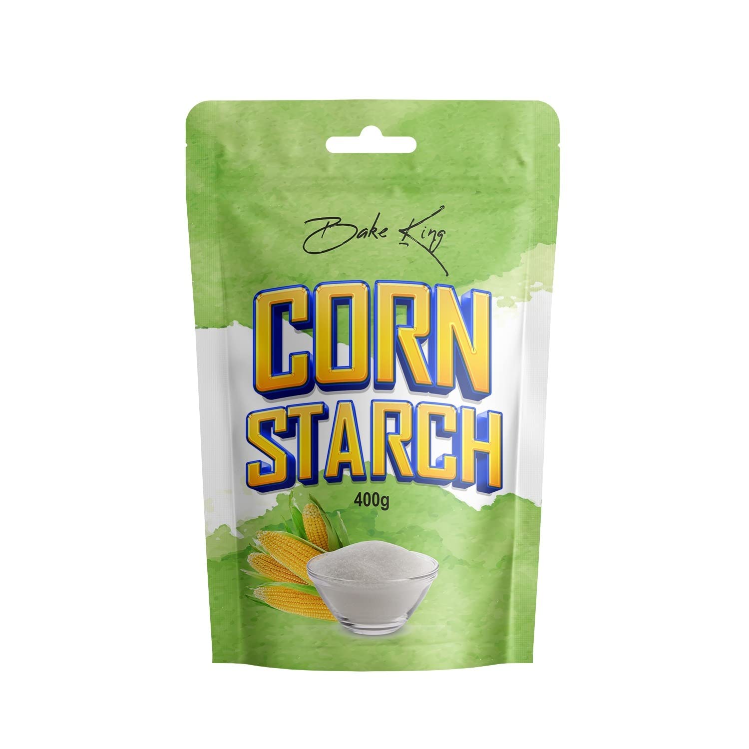 BAKE KING Bakers Corn Starch Powder for Baking & Cooking 400gm (Ararot