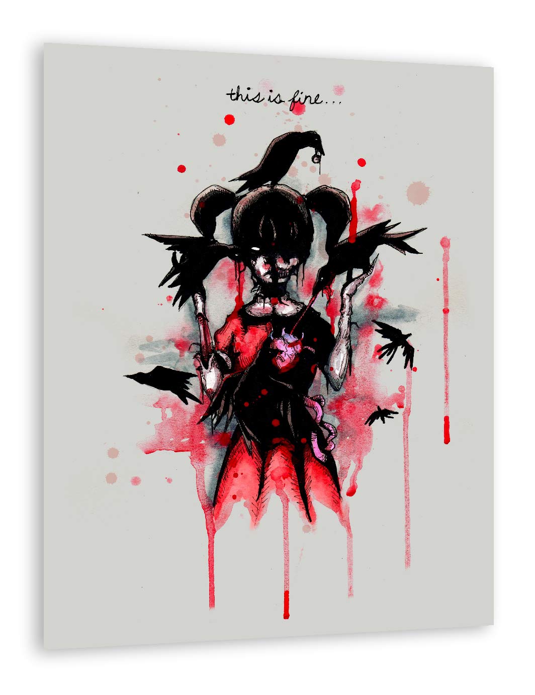 This Is Fine Fine Art Print Poster