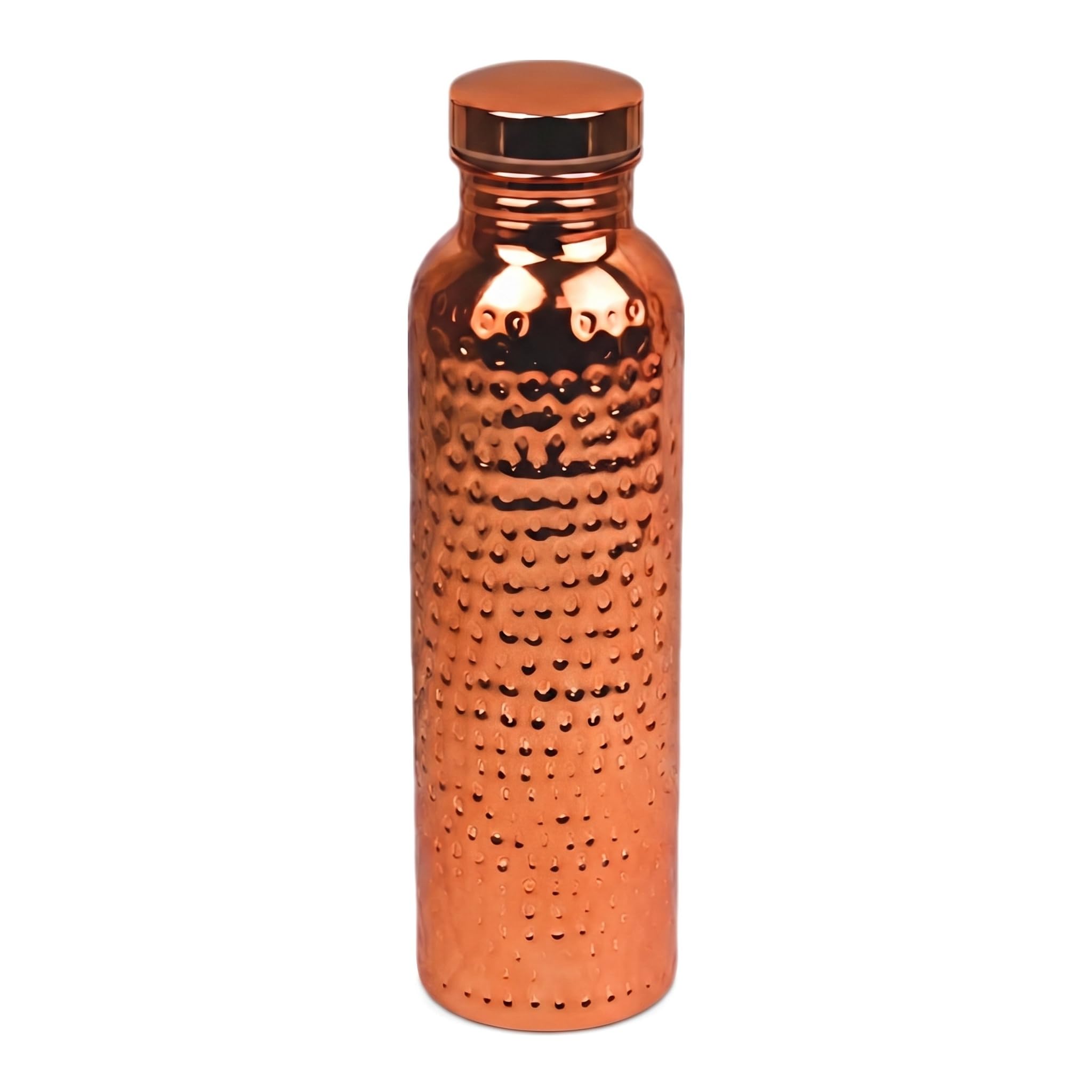 Bouilloire en Acier Inoxydable avec Revêtement en Cuivre 800ml | Anti-fuite, Bouteille Yoga