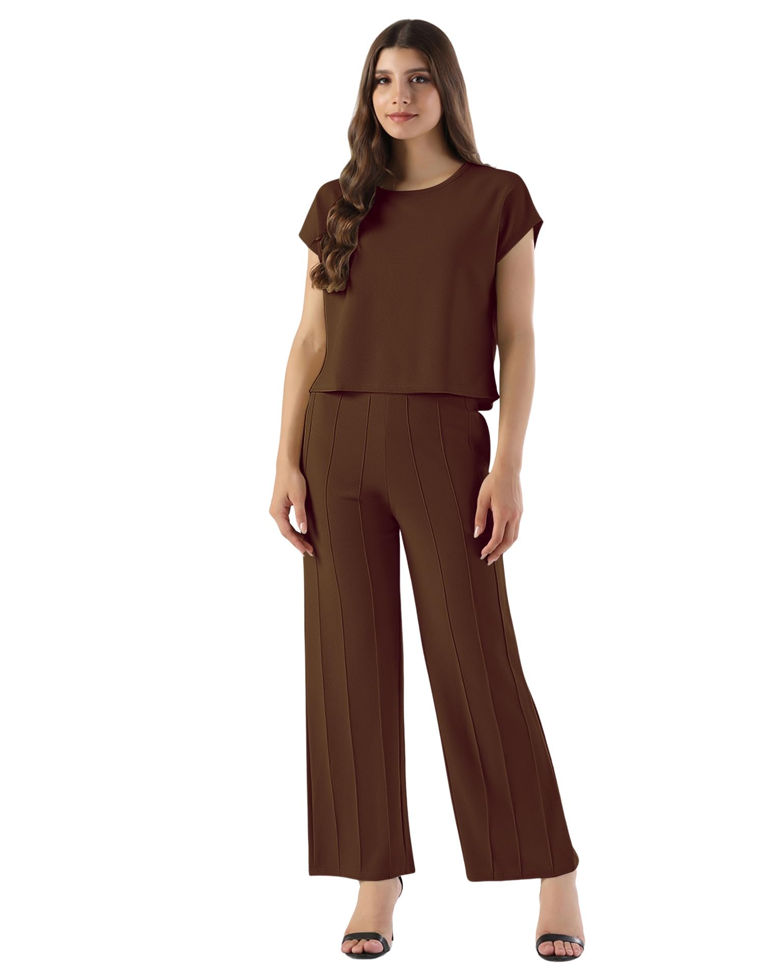 selvia Women's Tops and Trouser Co ord Set| Lycra Dress for Woman Stylish-picture-36