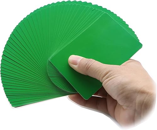 AIMOFAMAG Fanning and Manipulation Cards Magic Stage Magic Trick Mago Accesorio (verde)