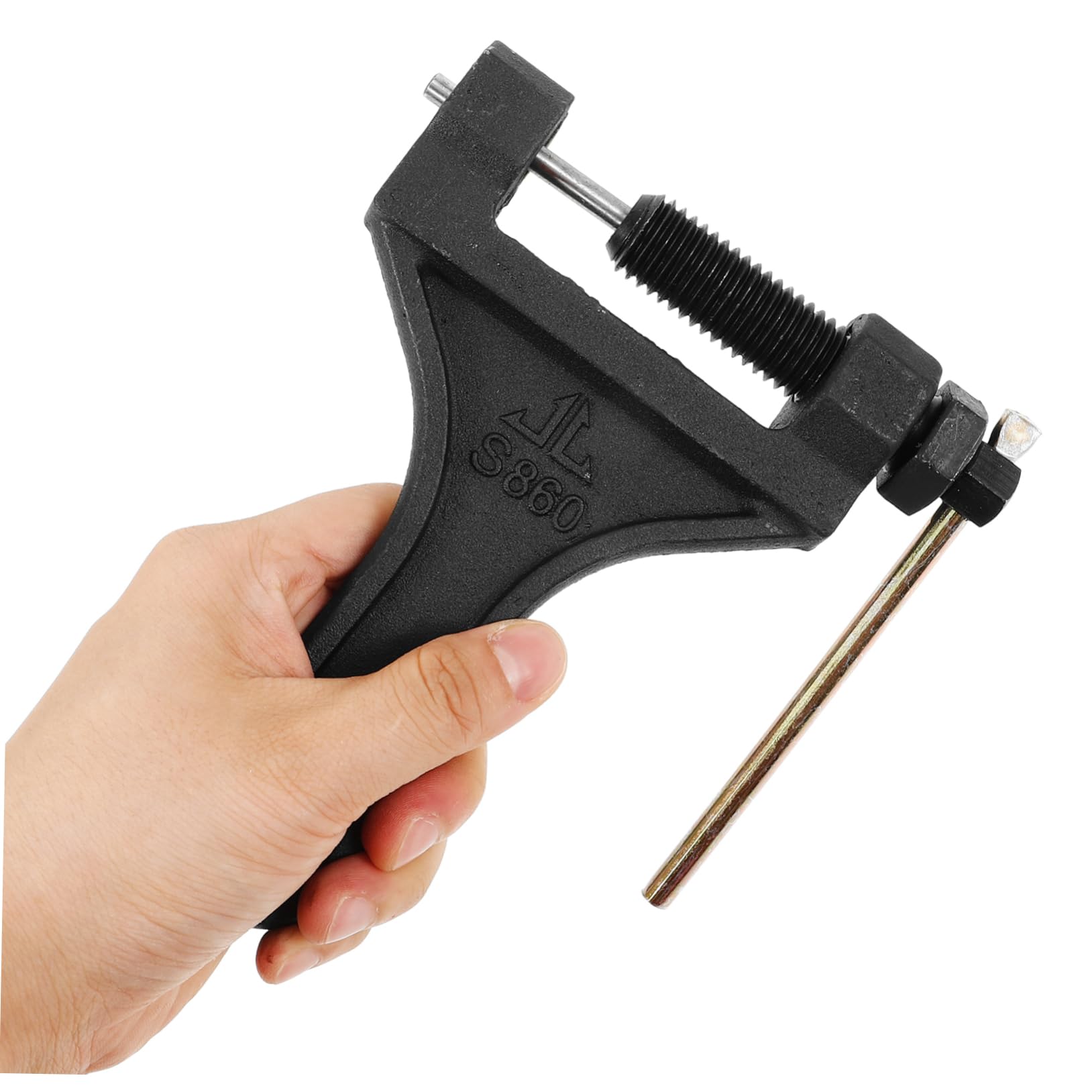 Anneome Kit de Herramientas para Romper Cadenas de Motocicletas Divisor de Cadena de Bicicleta para Reparación Removedor de Eslabones de Cadena de Bicicleta Material de Hierro Fácil de Usar