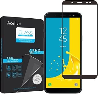 Acelive Cristal Templado Samsung J6 2018, Protector de Pantalla de Vidrio Templado para M?vil Samsung Galaxy J6 2018
