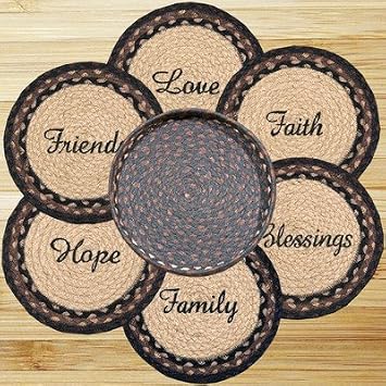 Earth Rugs Jute Trivet - Thumbnail 2