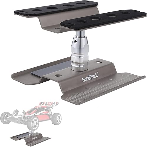 HobbyPark RC Car Work Stand Aleación de aluminio para 1:10 1:12 1:16 1:18 Camiones Buggies en carretera Touring Drift