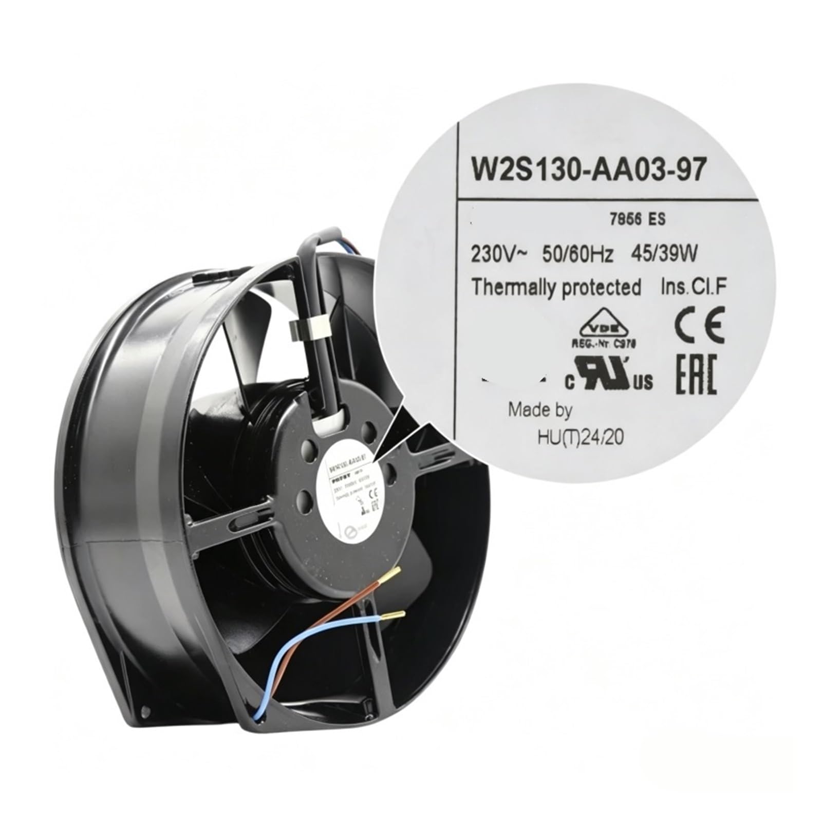 YUIDVJQWS W2S130-AA03-97 Cooling fan