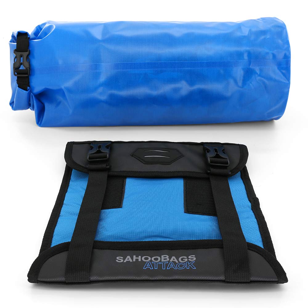LIXADA Sac à Bicyclette Imperméable à vélo Mountain Road MTB Bicyclette Front Frame Guidon Pannier Sac à Sec avec Fermeture à glissière 3L-7L réglable