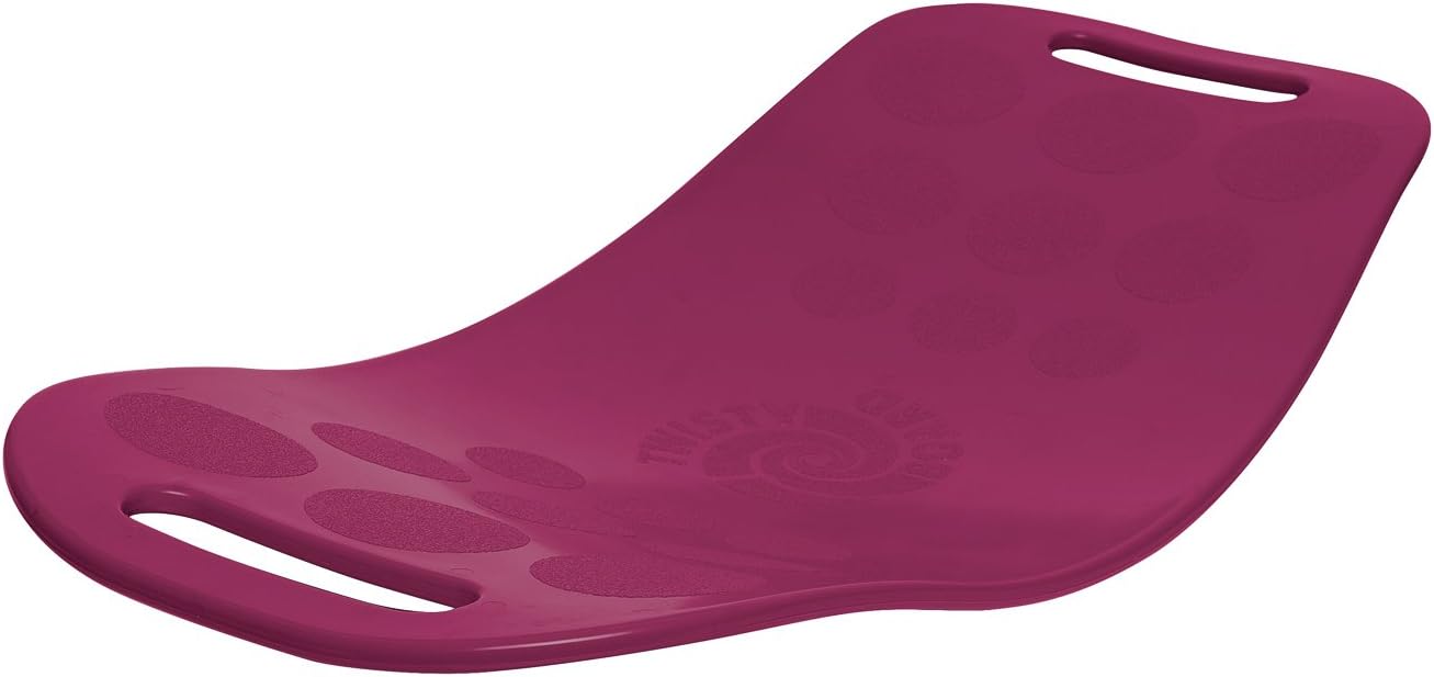 Twisty Board Core Workout for Abs and Legs Balance Fitness Board (Robin Red)