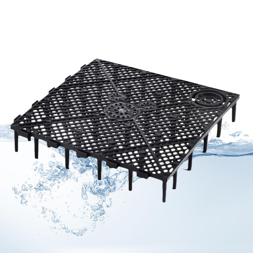 Rejilla de Acuario, Separador Acuario, Divisores de Acuario, Rejilla de Plástico para Acuario, Filtro Inferior para Tanque de Pescado, Divisor de Tanque de Peces, para Tanque de Peces, 2 Piezas