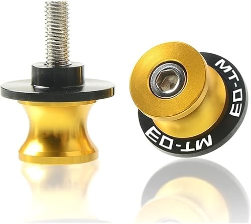 Carretes deslizantes de basculante de motocicleta de 0.236 in para Yamaha MT 03 01 MT03 MT-01 MT-03 MT-09 MT01 MT09 Anticaída Marco deslizante