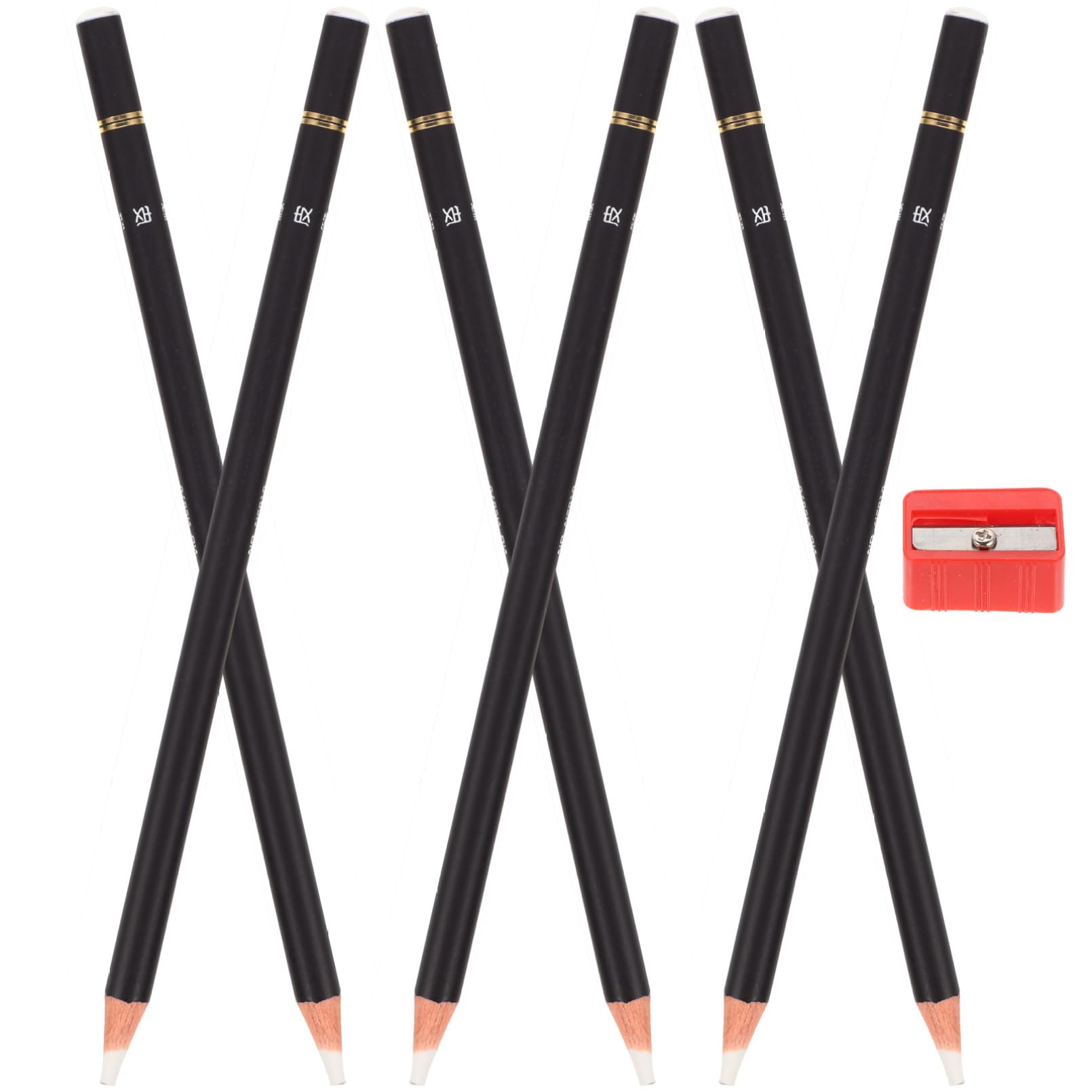 NUOBESTY 18piezas Eraser Pencil Rubber Sketch Eraser Pen with Sharpener for Artists and Students for School Use