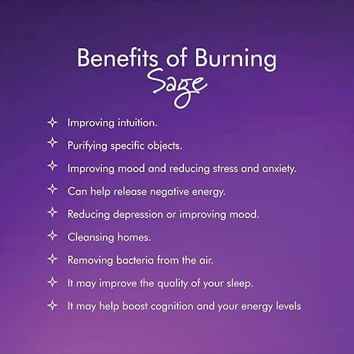 Miniatura 10 de ESPOIR  AMOUR White Sage - 25 palos de salvia espiritual de 4 pulgadas para manchas curación y ritual palos de salvia atados a mano para limpiar la