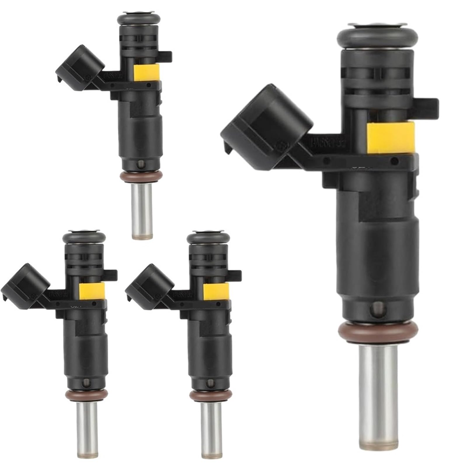 Gaozhigg One Color 4Pcs Fuel Injector V752817680 Compatible With Mini Cooper 1.6L 2007-2009 2011-2015 V752817680-07 1984G7