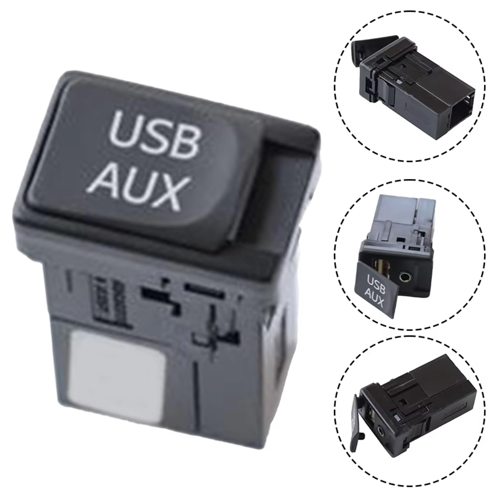 Modulo Adattatore Interfaccia AUX Compatibile Con Toyota Il Pannello Di Controllo Centrale Dell'adattatore Per Presa Interruttore USB AUX Per Auto Connettore USB Aux-in