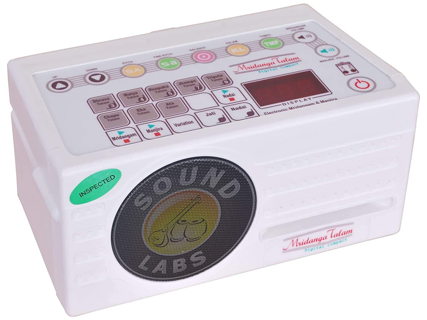 Riesiger Korb 1121 - Mridanga Talam Compact, Electronic Mridangam + Manjira