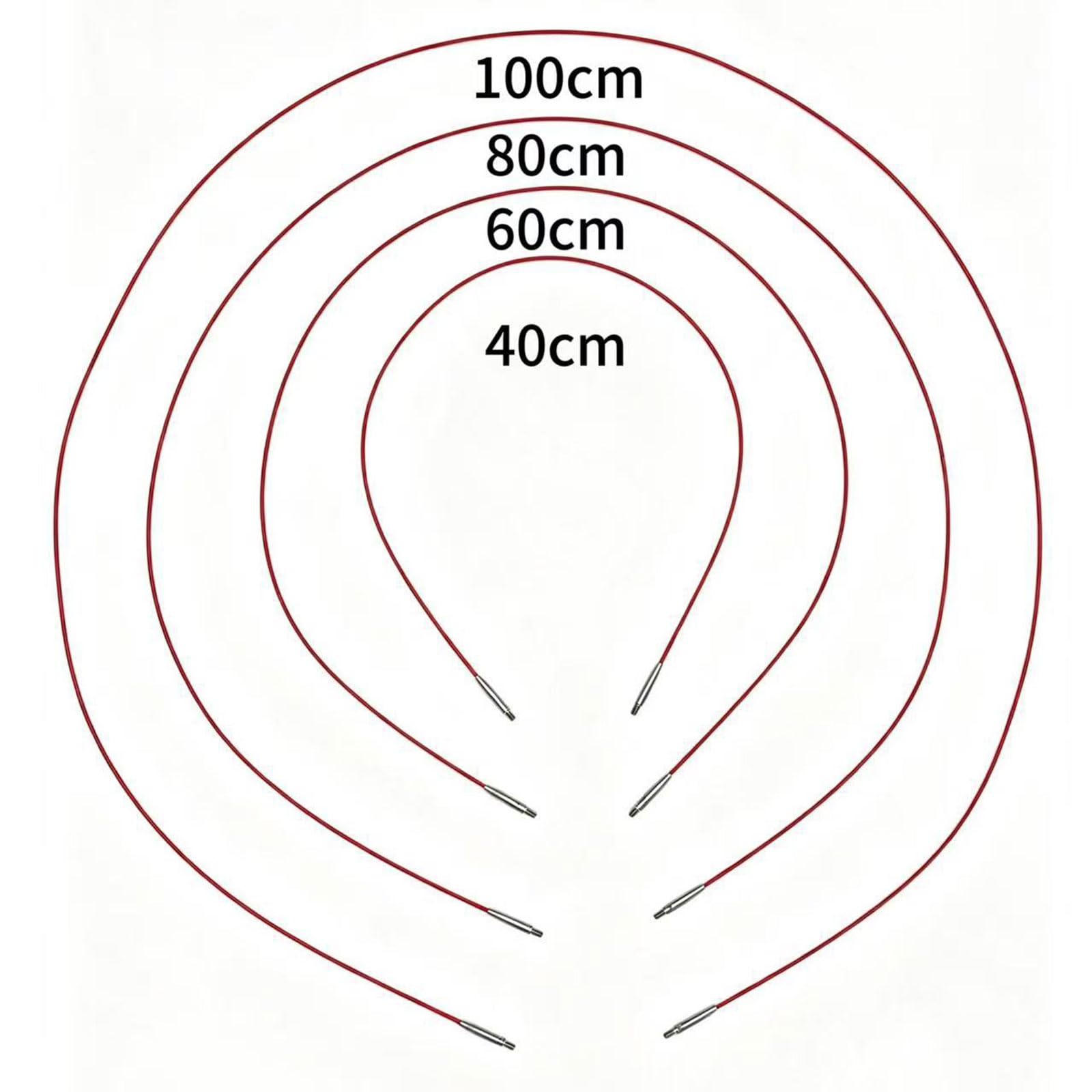 Générique Ensemble de Pointes d ' Aiguille Multi-Tailles, câbles