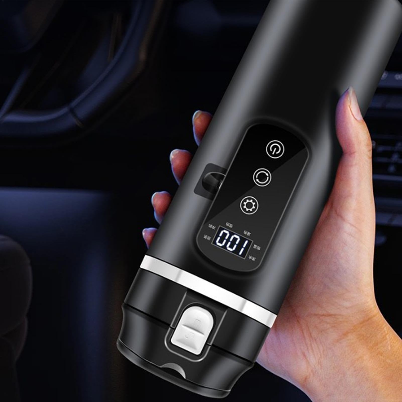 Hervidor eléctrico para coche, taza de calefacción de coche portátil