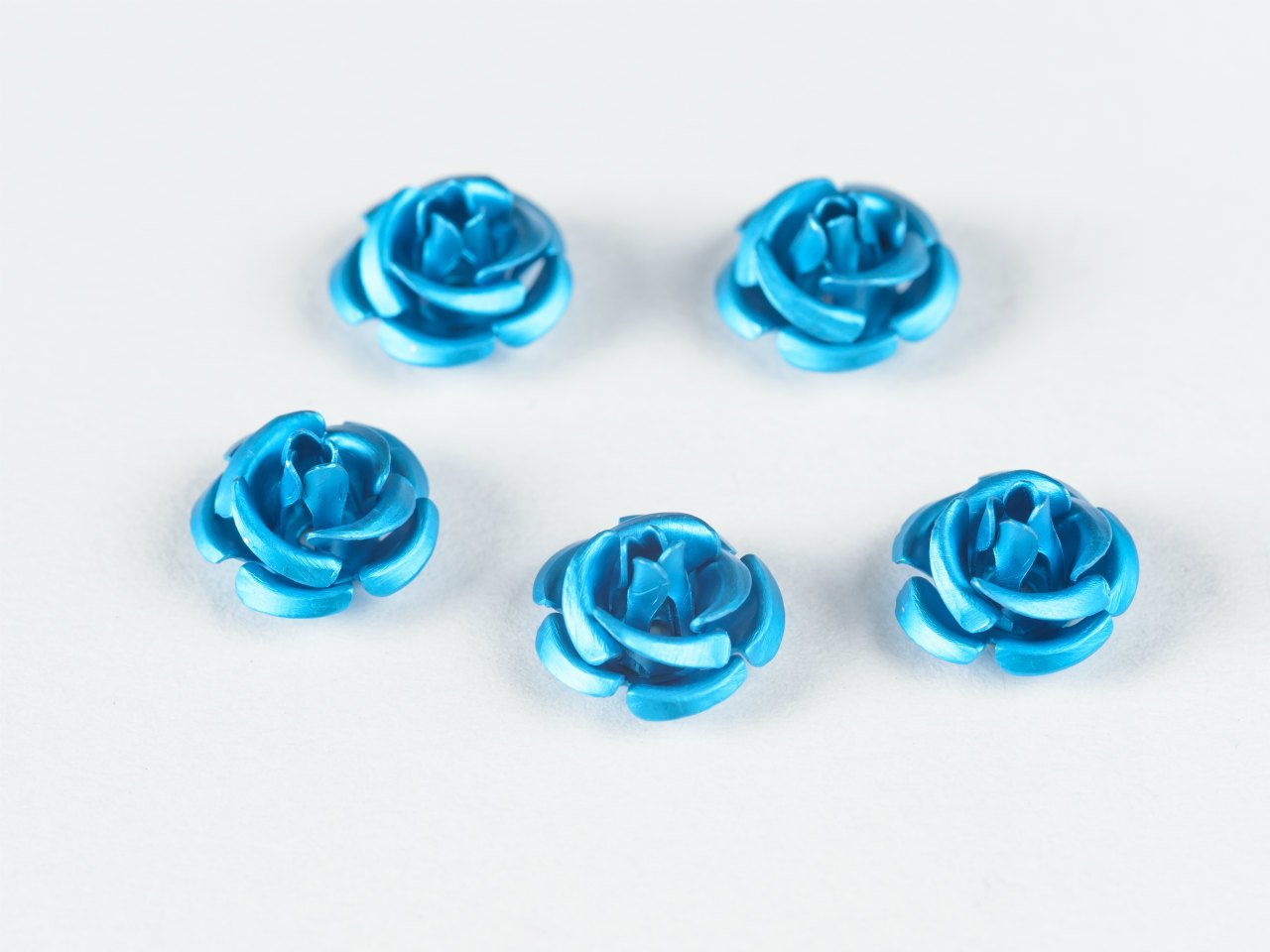 Amazon | 紗や工房 アルミバラ【メタルカラー(径約10mm)5個 シアン