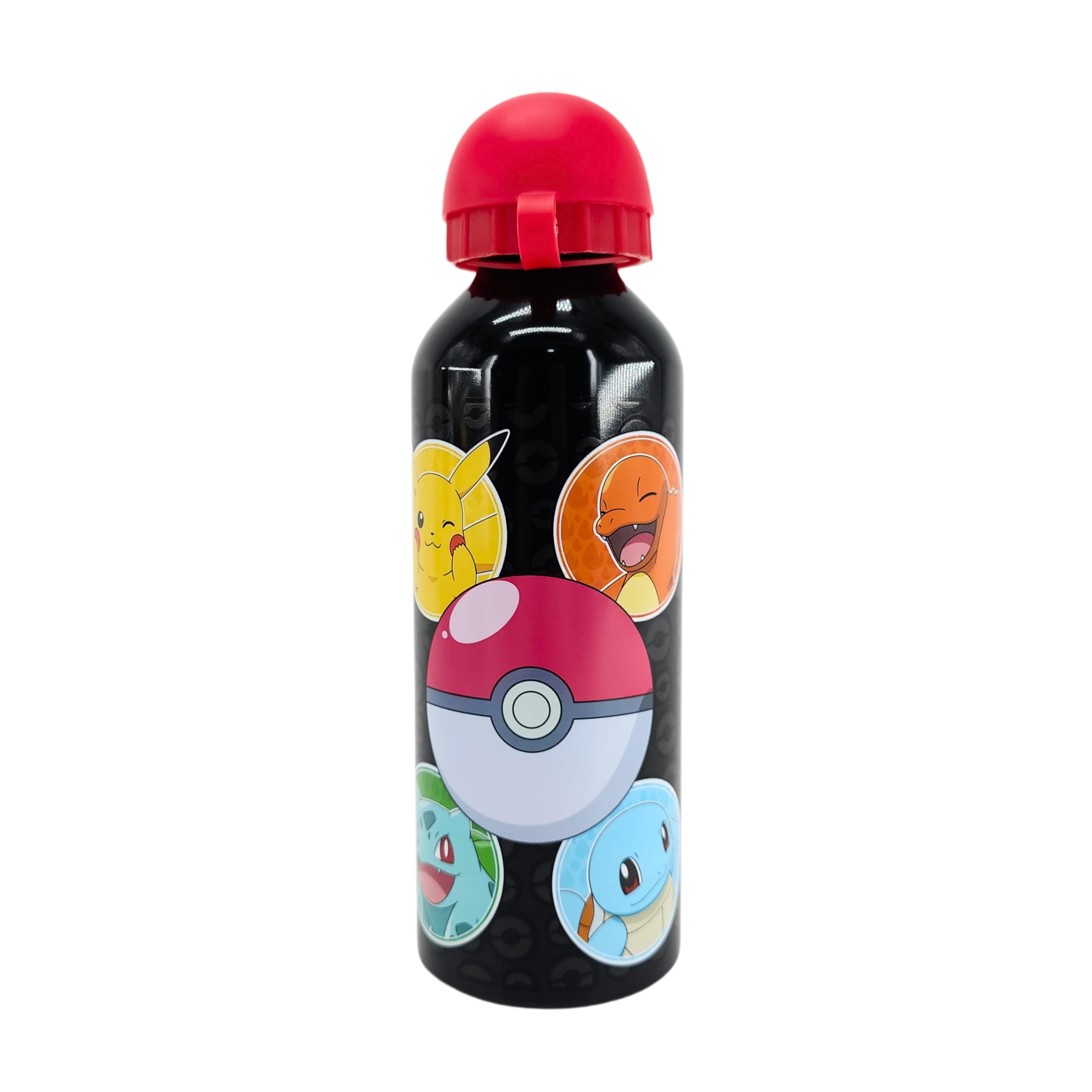Bouteille / Bouteille D'eau En Aluminium Pokemon, Argent 500ml