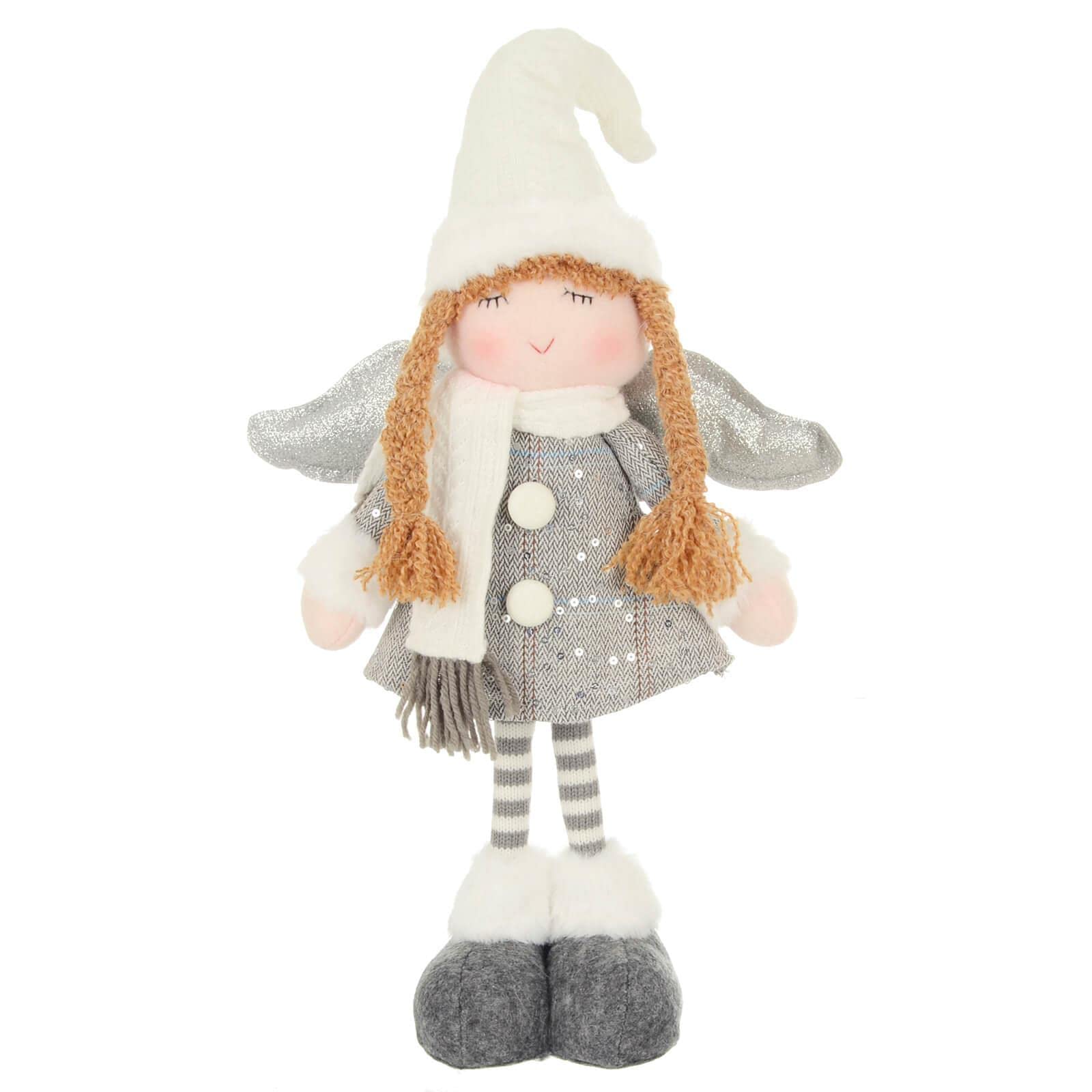 Mr Crimbo Grey Coat 47Cm Standing Fairy