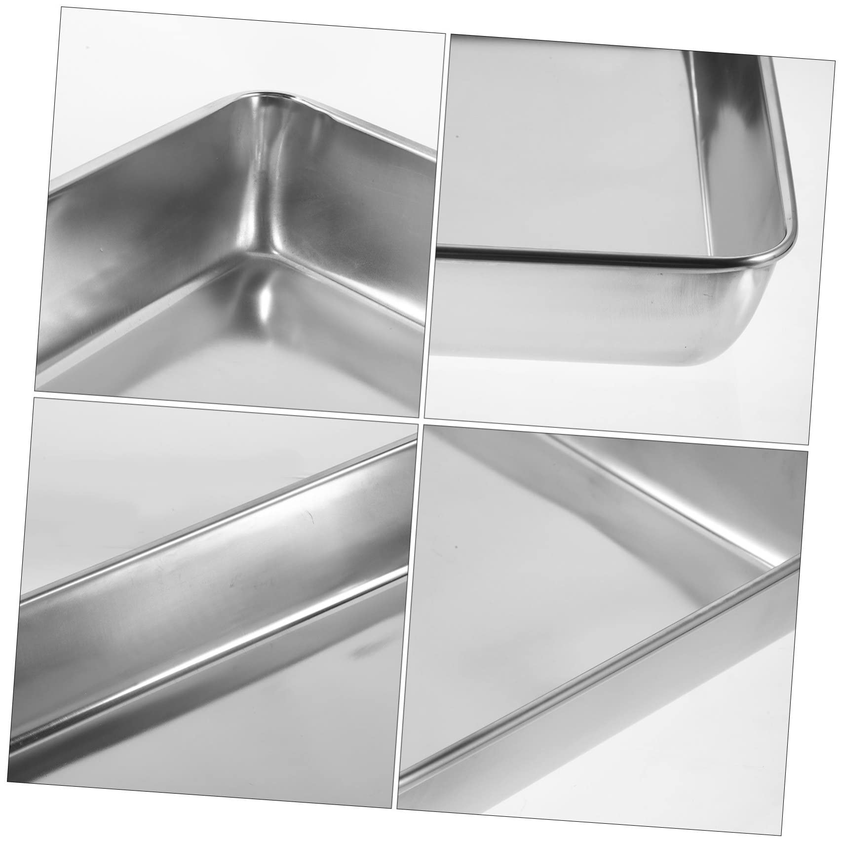 Toddmomy Vasca da Bagno Accessorio per Bagnetto Piccoli Uccelli e Piccioni in Acciaio Inossidabile Argento Allevia Stress Animale Domestico per Uccelli